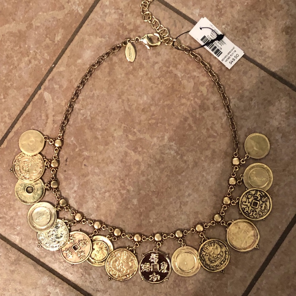 Chico’s gold coin necklace